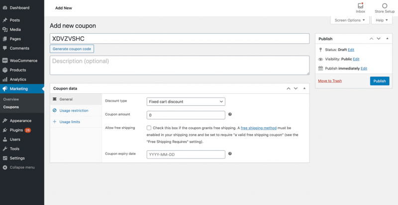 Woocommerce Generate Code How To Create Coupon Codes In Woocommerce Woocommerce-Generate-Code
